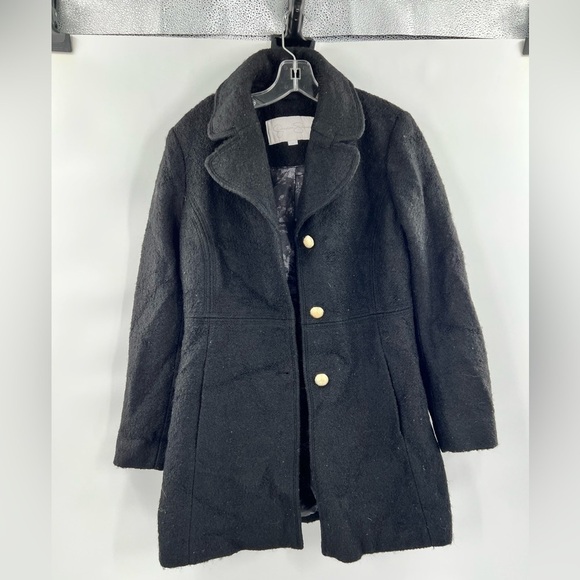 Jessica Simpson black wool blend coat size M - Picture 1 of 9
